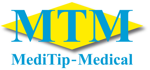 „MediTip Medical MTM GmbH “-Logo, zur Startseite